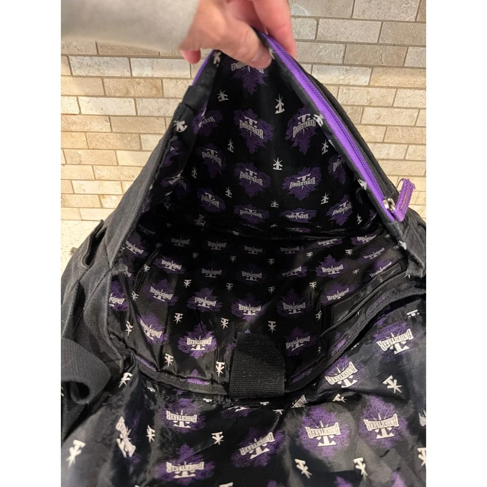 WWE Undertaker Messenger‎ Laptop Bag Purple Black